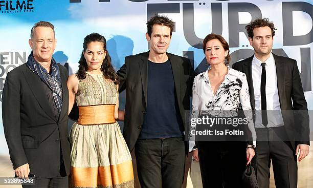 American actor Tom Hanks, british actress Sarita Choudhury, producer Tom Tykwer, danish actress Sidse Babett Knudsen and american actor Alexander...