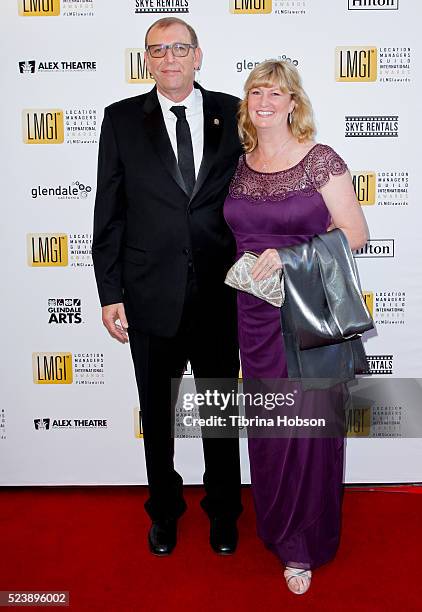 Steve Dayan attends the 3rd annual Location Managers Guild International Awards at The Alex Theatre on April 23, 2016 in Glendale, California.