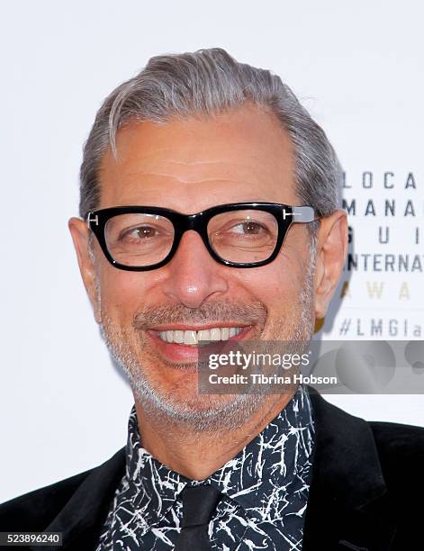 Jeff Goldblum attends the 3rd annual Location Managers Guild International Awards at The Alex Theatre on April 23, 2016 in Glendale, California.