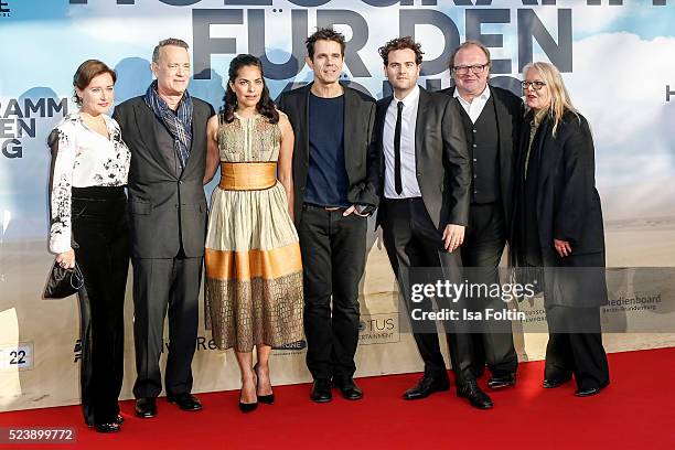 Danish actress Sidse Babett Knudsen, american actor Tom Hanks, british actress Sarita Choudhury, producer Tom Tykwer, american actor Alexander Black,...