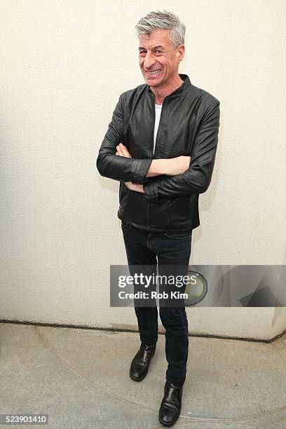 Maurizio Cattelan attends the screening for "Maurizio Cattelan: Be Right Back" during the 2016 Tribeca Film Festival at Guggenheim Museum on April...