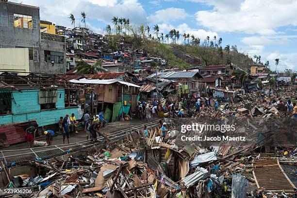 Widespread destruction in Tacloban city caused by Typhoon Haiyan. More than two weeks have passed after Super Typhoon Haiyan caused widespread...
