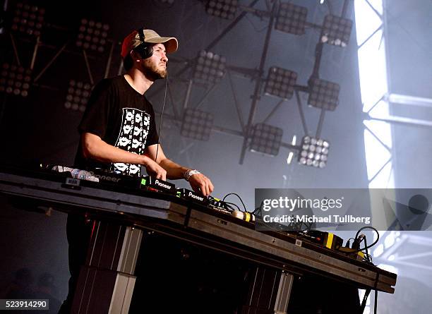 Baauer performs onstage during day 3 of the 2016 Coachella Valley Music & Arts Festival Weekend 2 at the Empire Polo Club on April 24, 2016 in Indio,...