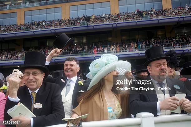 Well dressed racegoers cheer the action during the Royal Ascot race meeting. After over a decade of Labour Government in Great Britain the gap...