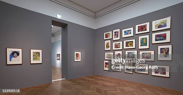 Germany, Hesse, Frankfort on the Main, , St��del Museum, Exhibition Opening Expressionist Emil Nolde