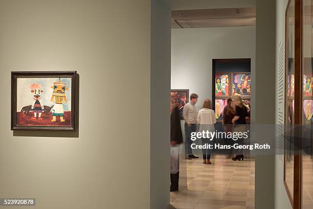 Germany, Hesse, Frankfort on the Main, , St��del Museum, Exhibition Opening Expressionist Emil Nolde