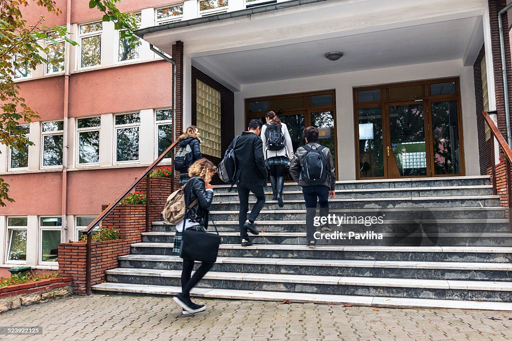 Turkish Students Going to School, Istanbul