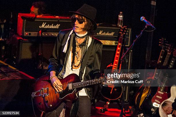 Joe Perry performing with Aerosmith at The Whisky A Go Go.