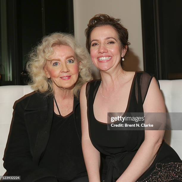 Author Julia Cameron and director Domenica Cameron-Scorsese attend the "Almost Paris" premiere after party on April 24, 2016 in New York City.
