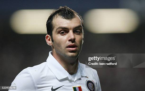 Goran Pandev of Inter Milan during the UEFA Champions League First Knock-out Round 2nd Leg match between Chelsea and Inter Milan at Stamford Bridge...