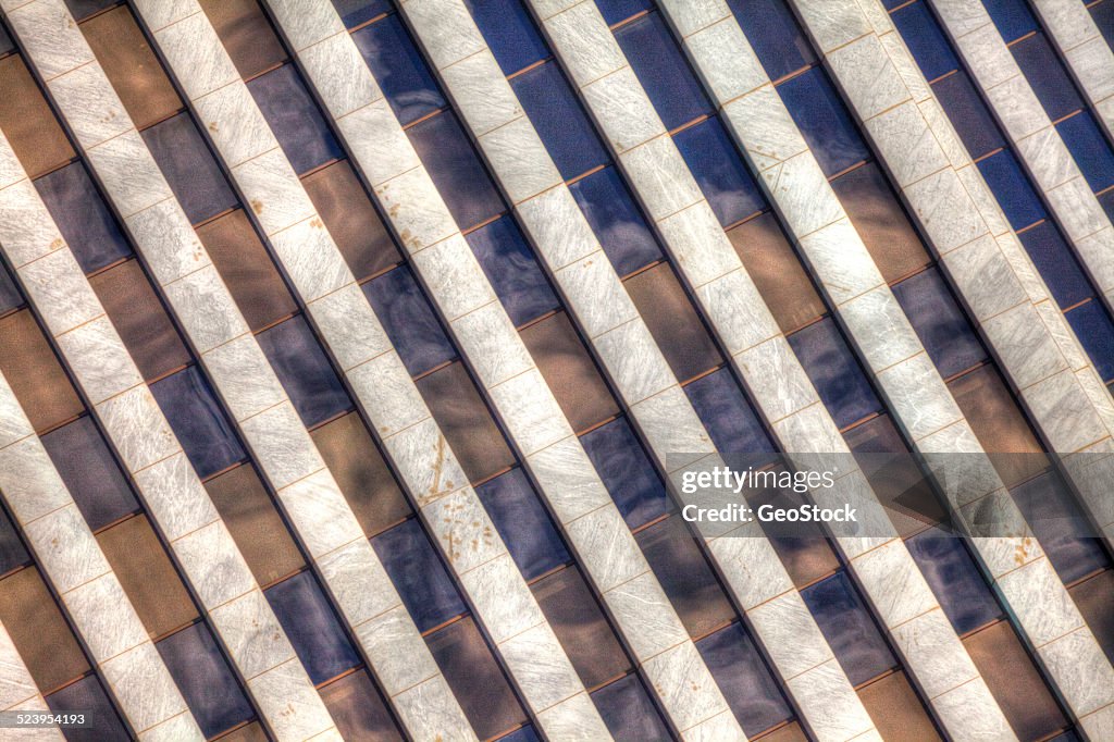 Abstract of an office building, exterior