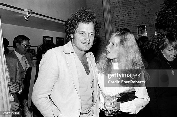 Harry Chapin and Kim Carnes at a Kenny Rogers party in Brooklyn, New York on September 26, 1980.