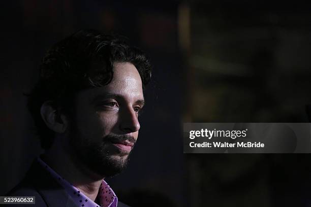 Nick Cordero attends the Broadway Opening Night performance After Party for 'Waitress' at Bryant Park Grill on April 24, 2016 in New York City.