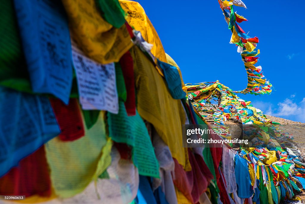 The sutra streamer of Tibet