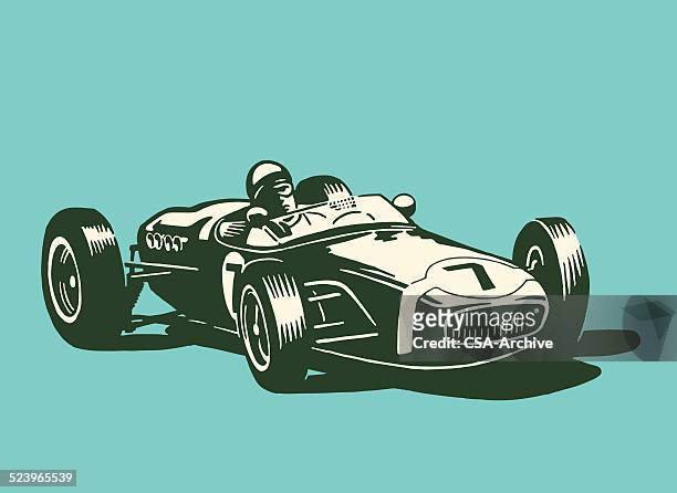 race car - racing car stock illustrations