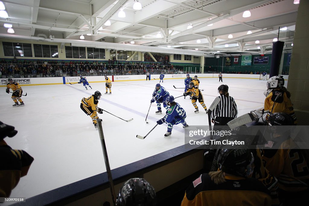 Connecticut Whale vs Boston Pride. National Women's Hockey League.