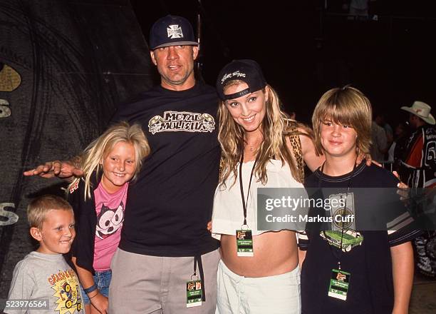 Jesse James and second wife Janine Lindemulder at X Games.