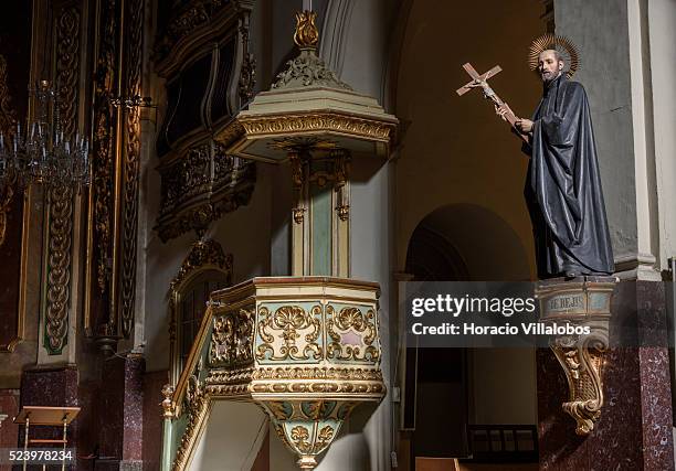 Sanctuary of the Cave of Saint Ignatius, in Manresa, Spain, 17 October 2014, that includes a baroque church, created to honor the place where,...