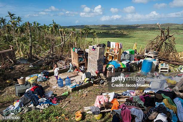 The remains of a house in Daanbantayan, Cebu after typhoon Haiyan passed through.