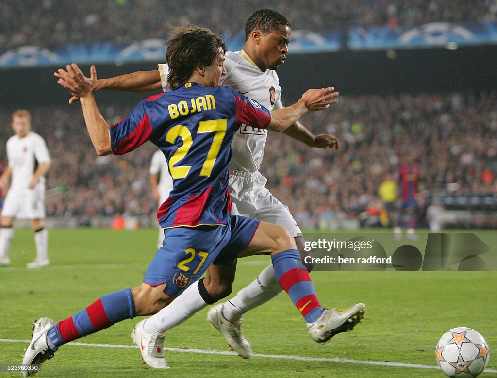 Soccer - UEFA Champions League Semifinals - FC Barcelona vs. Manchester United