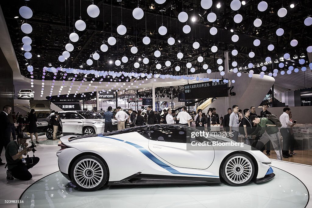 Inside The Beijing International Automotive Exhibition