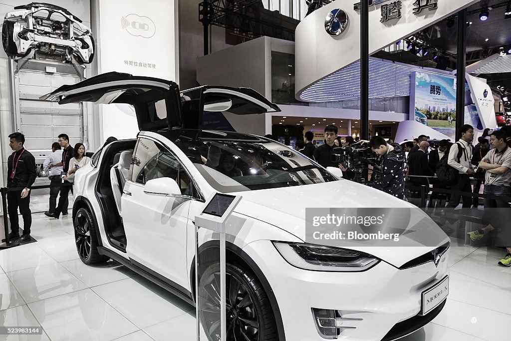 Inside The Beijing International Automotive Exhibition