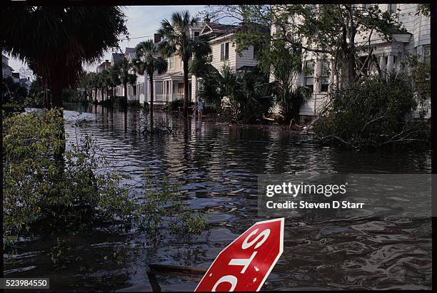 Major flooding was just some of the damage caused by Hurricane Hugo as it rolled through Charleston.