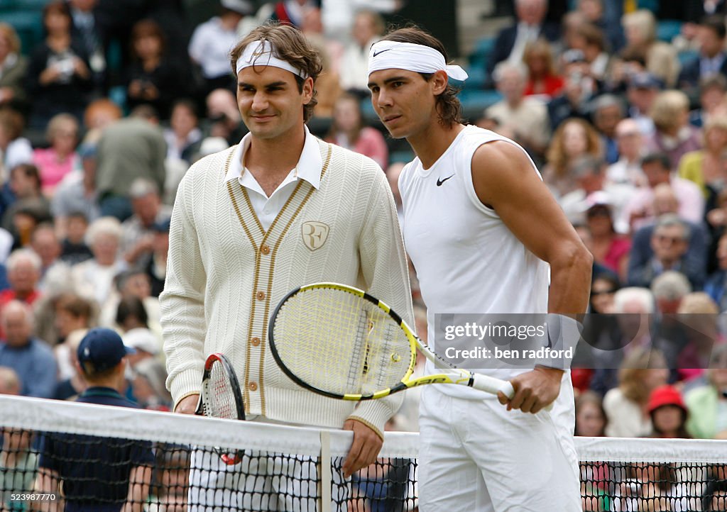 Tennis - Wimbledon Championships - Men's Finals - Federer vs. Nadal