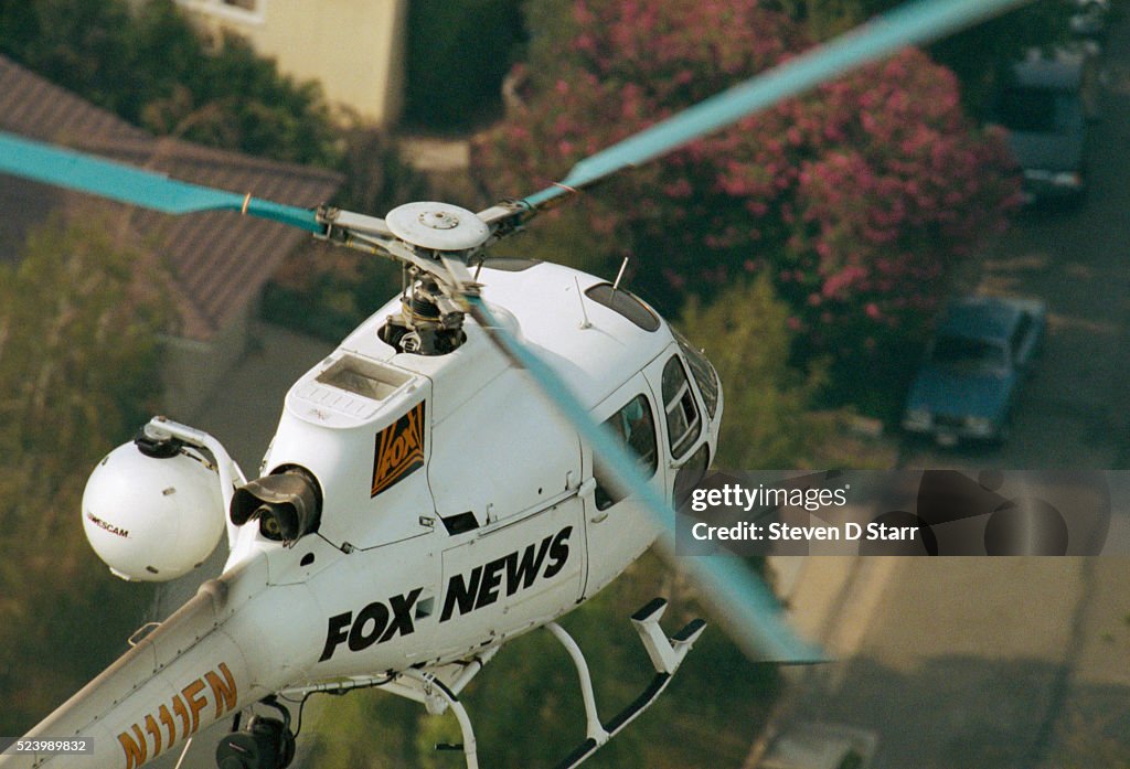 Fox News Helicopter in Flight