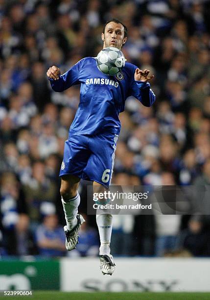 Ricardo Carvalho of Chelsea during the Group A, UEFA Champions League match between Chelsea and AS Roma at Stamford Bridge in London, UK.