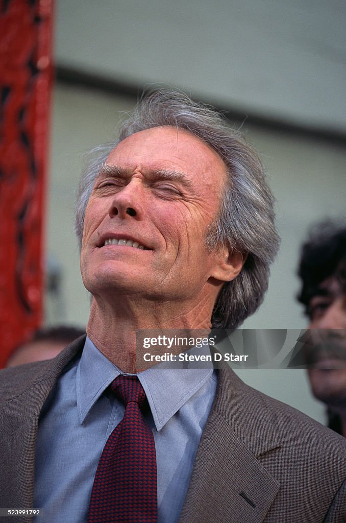 Clint Eastwood at Movie Premiere