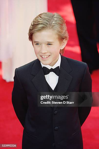 Los Angeles, California: Haley Joel Osment arriving at the 2000 Academy Awards.