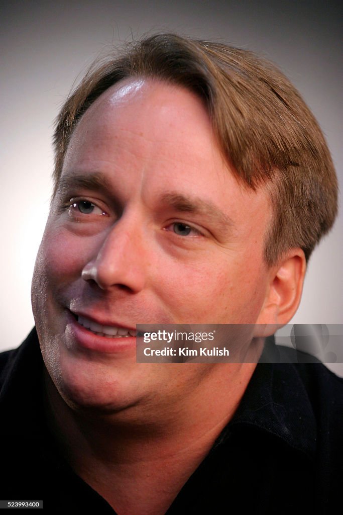 Getty Linux Linus Torvalds, the developer of Linux computer operating system ...