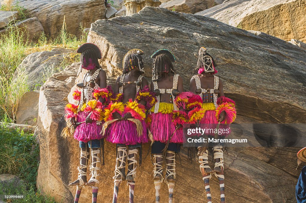 "sighi" Dogon dance at Tirelli village