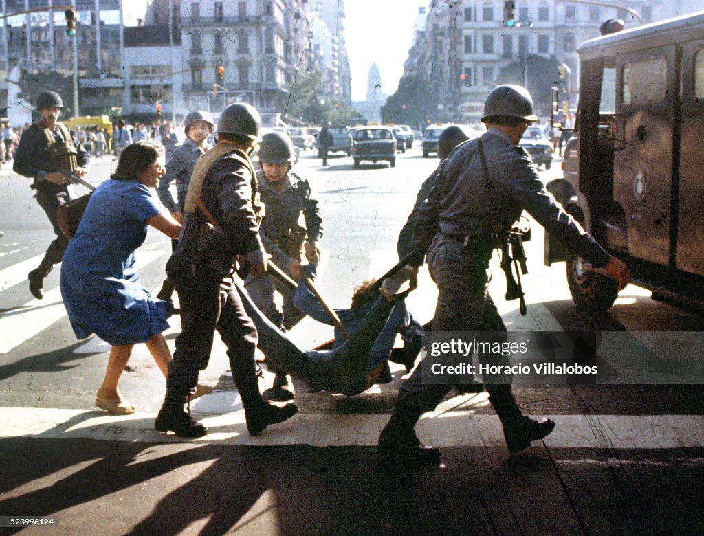 Anti-government Rally During Argentina's Dirty War