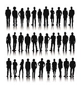 Vector of Group of World People Standing