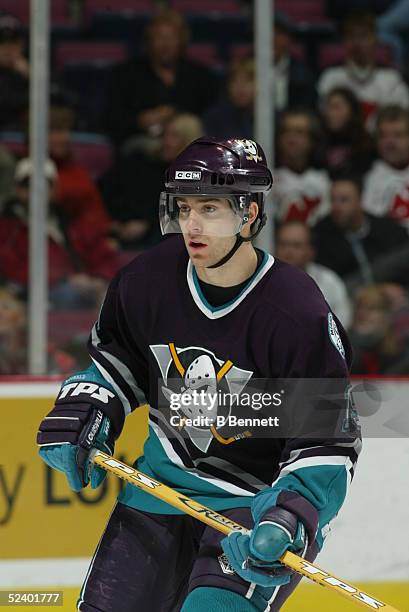 Player Andy Mcdonald of the Anaheim Mighty Ducks.