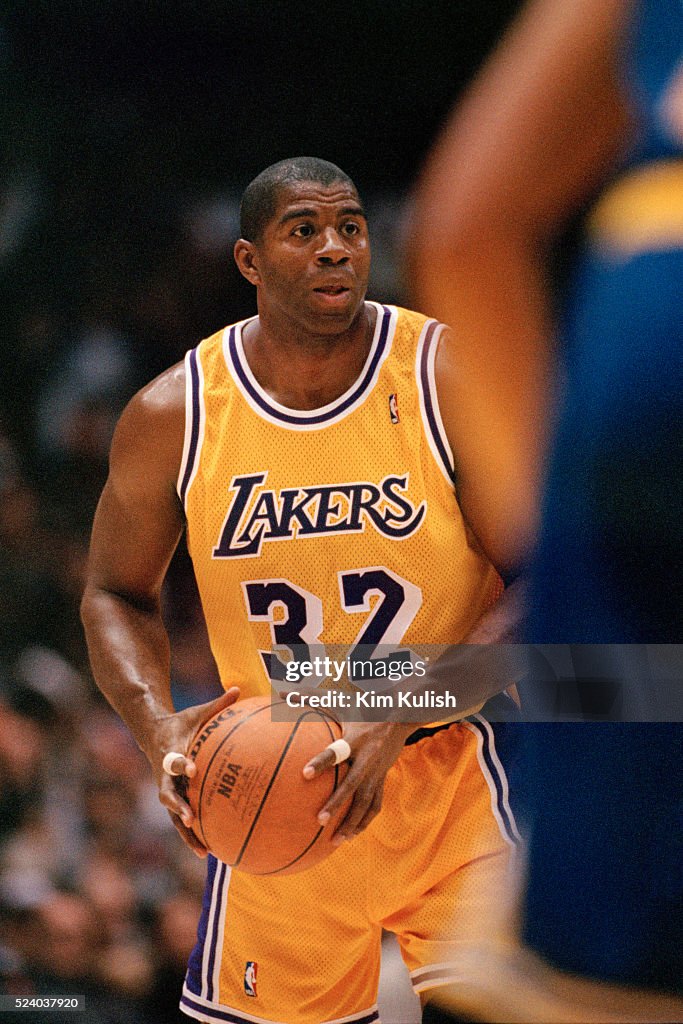 Basketball Lakers Player Magic Johnson