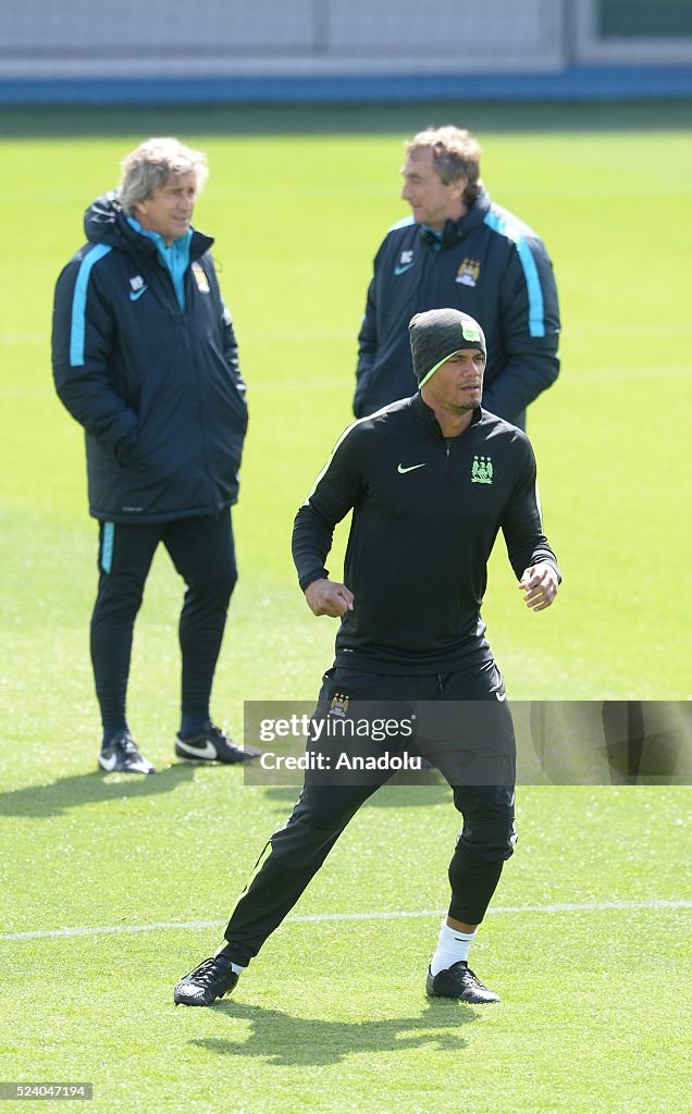 Manchester City training session