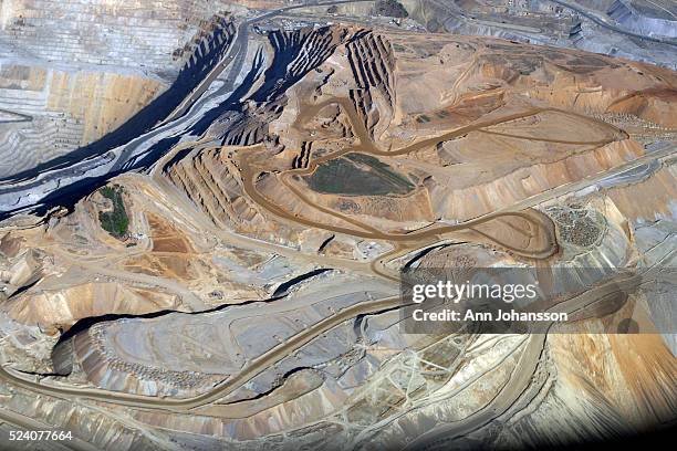 The Bingham Canyon Copper Mine is seen from the air near Salt Lake City, May 31, 2009.