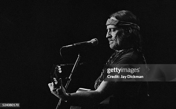 Willie Nelson Playing Guitar
