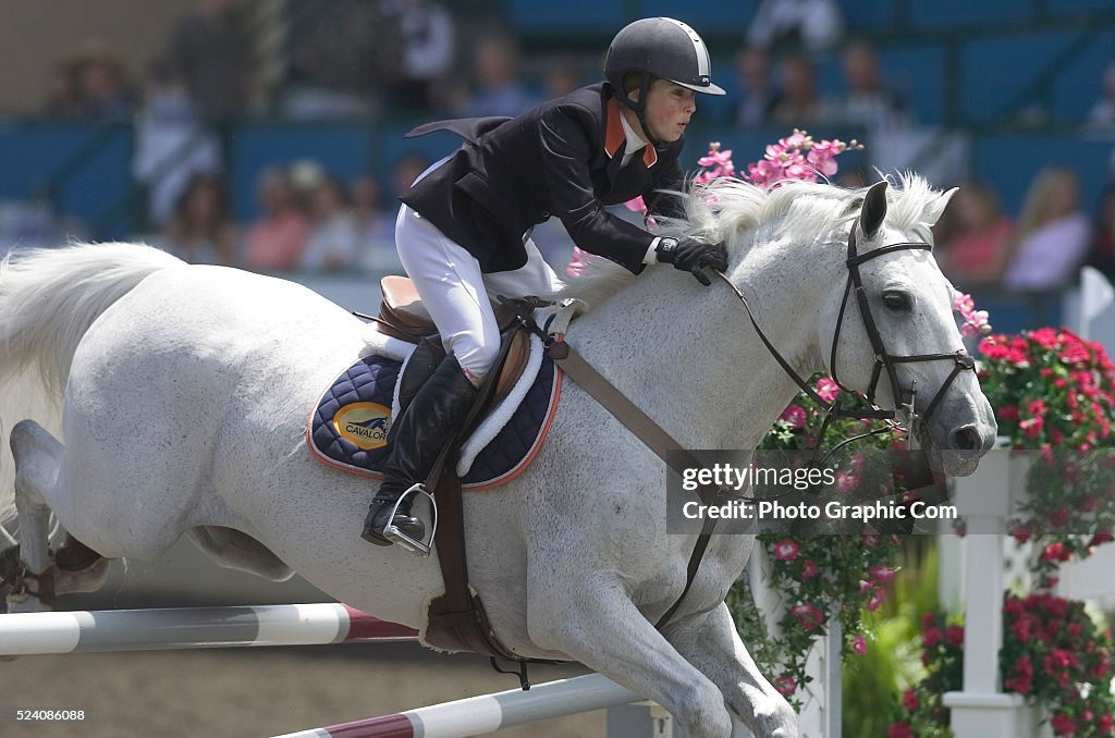 Gabriella Salick, on Sandstone Laurin, competes in the 2004... News