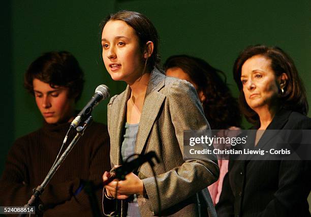 Singers, politicians and journalists who were hostage in Iraq attend a gala to show their support for Franco-Colombian politician Ingrid Betancourt,...