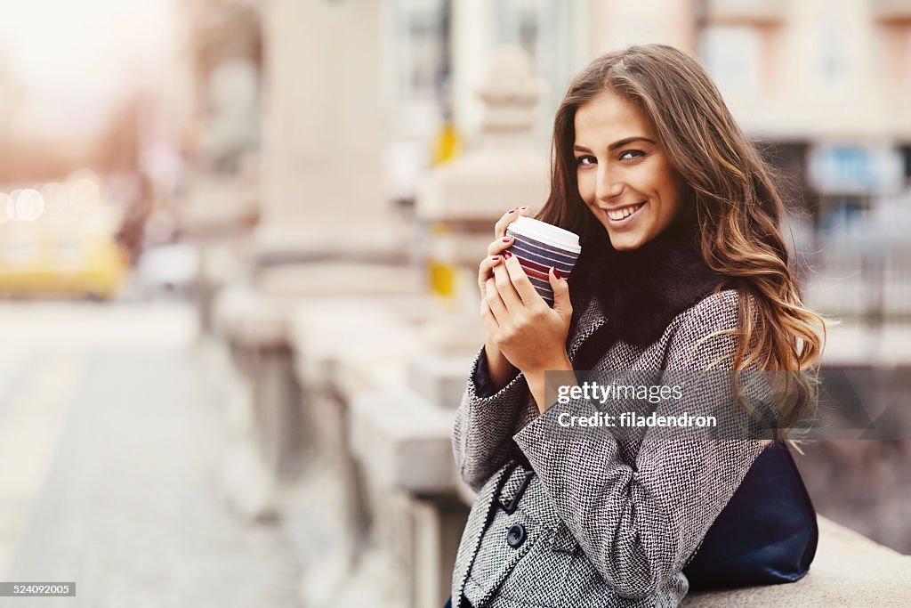 Drinking Coffee