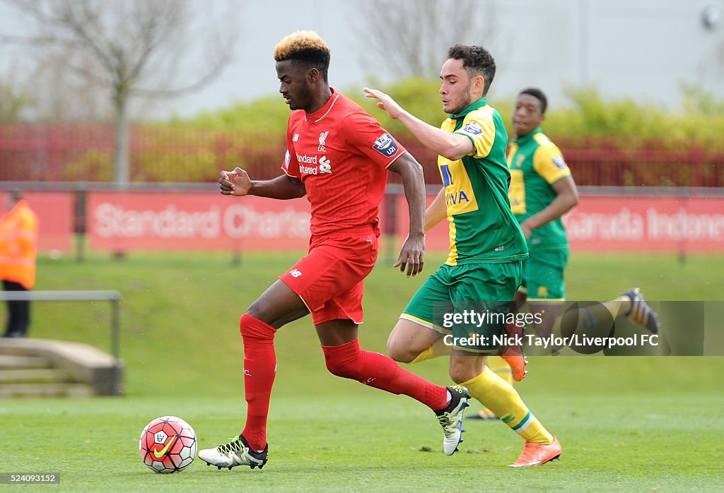 Liverpool v Norwich City: U21 Premier League