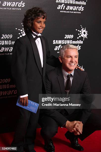 "Dec 12, 2009 - Melbourne, Victoria, Australia - Actor Brandon Walters with Director Baz Luhrmann arrive for the 2009 Samsung Mobile AFI Awards at...