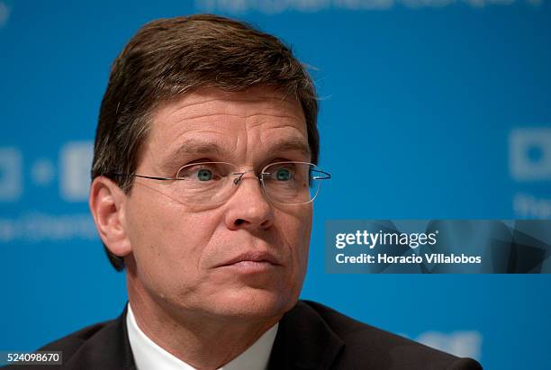 Dr. Hans-Ulrich Engel, Chief Financial Officer of BASF, at the Annual Press Conference in Ludwigshafen, Germany, 25 February 2014. BASF, the world's...