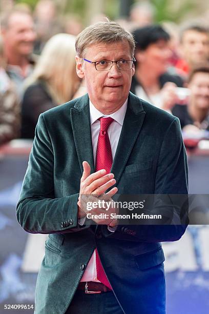 Guenther Jauch attends the Radio Regenbogen Award 2016 at Europapark on April 22, 2016 in Rust, Germany.