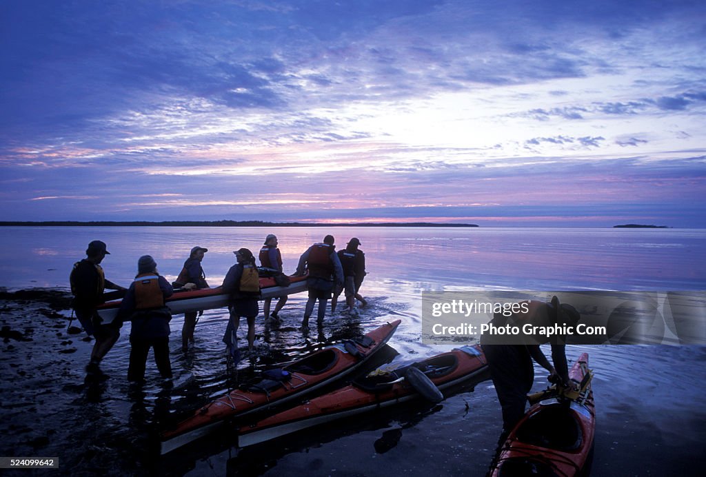 Kayaking, Outward Bound