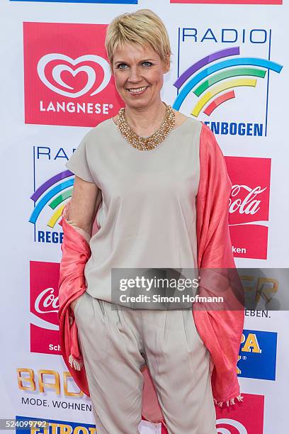 Cordula Stratmann attends the Radio Regenbogen Award 2016 at Europapark on April 22, 2016 in Rust, Germany.